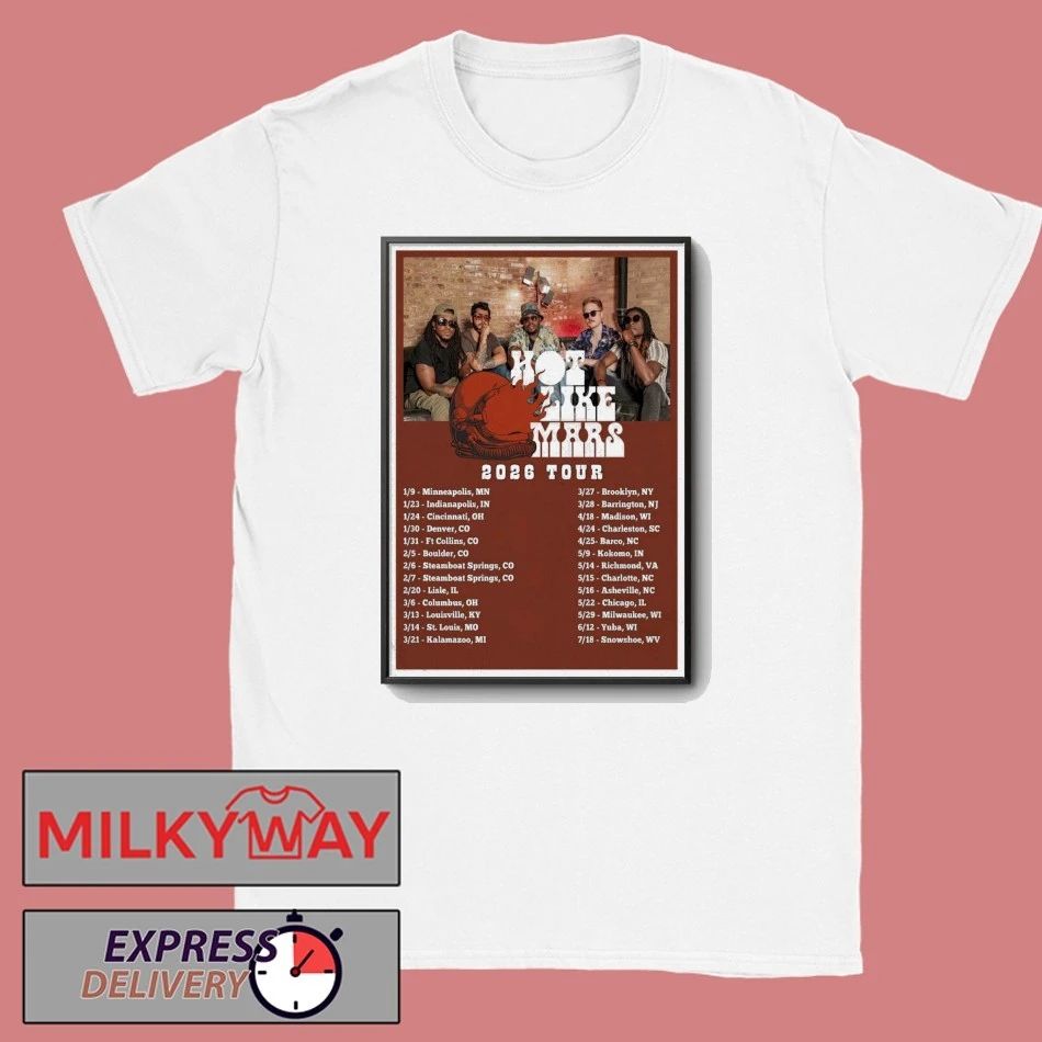 Like Mars Tour 2026 Poster shirt