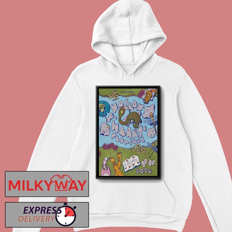 Hollow Heart Festival Asheville NC On February 10-14 2026 Poster shirt