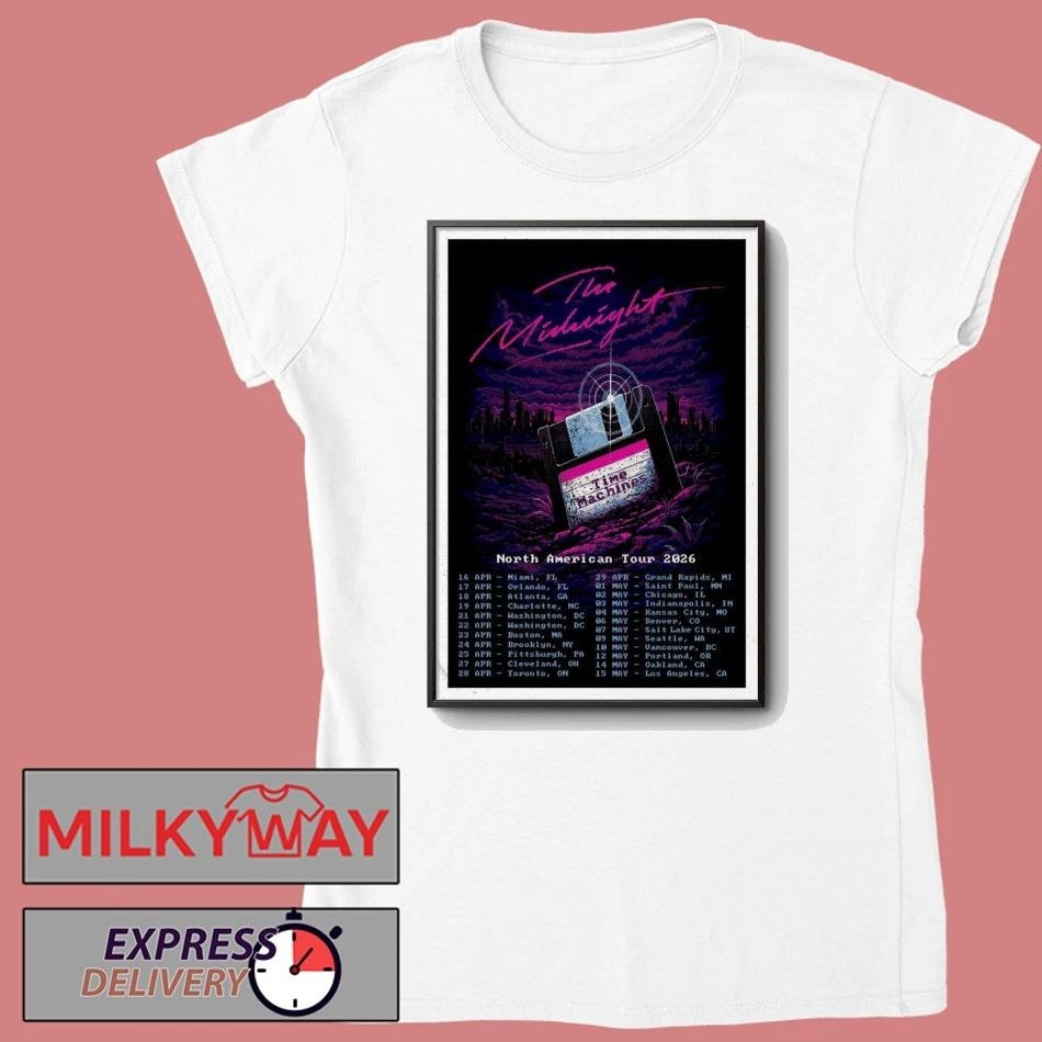 The Midnight﻿ North American Tour 2026 Poster T-Shirt
