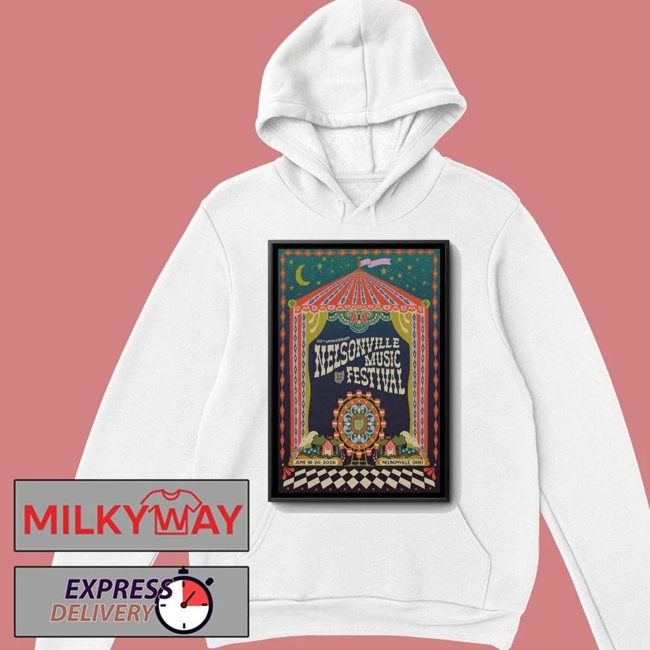 Nelsonville Music Festival Nelsonville OH 6 18-6 20 2026 Poster shirt