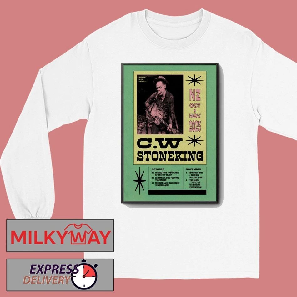 C.W. Stoneking New Zealand 25 Tour Poster shirt