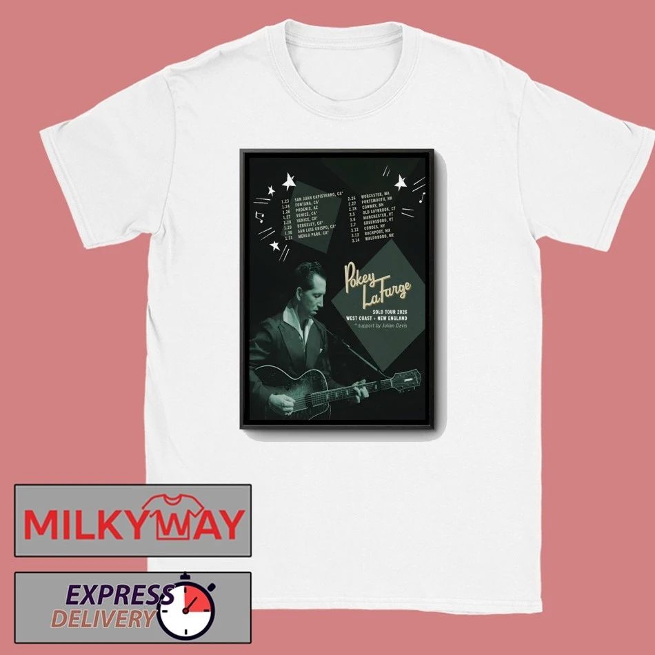 Pokey LaFarge Solo 2026 Tour Poster shirt