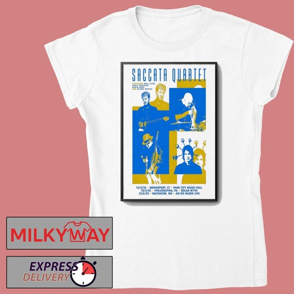 Saccata Quartet Dec 4 2025 Park City Music Hall In Bridgeport CT Poster shirt