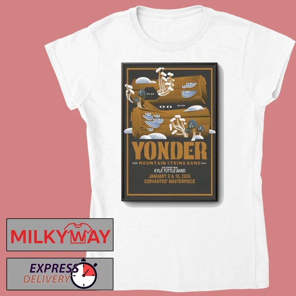 Yonder Mountain String Band Denver Event On Jan 9-10 2026 Poster shirt