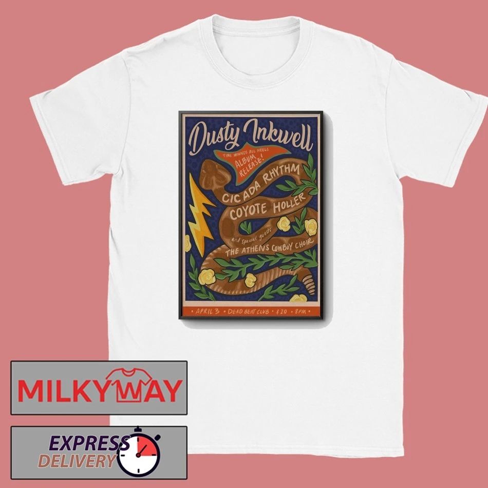 Dusty Inkwell Tour Athens GA On Apr 3 2026 Poster shirt
