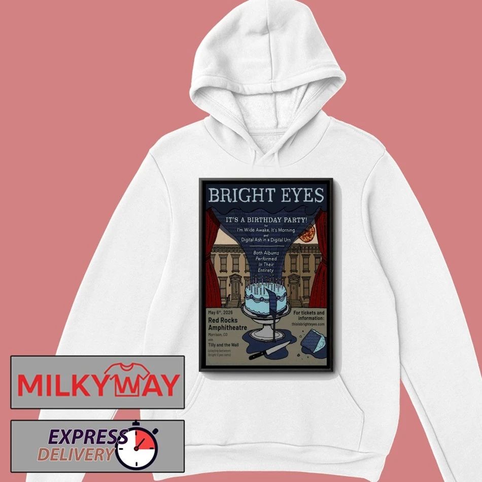 Bright Eyes May 6 2026 Red Rocks Amphitheater Morrison CO Poster shirt