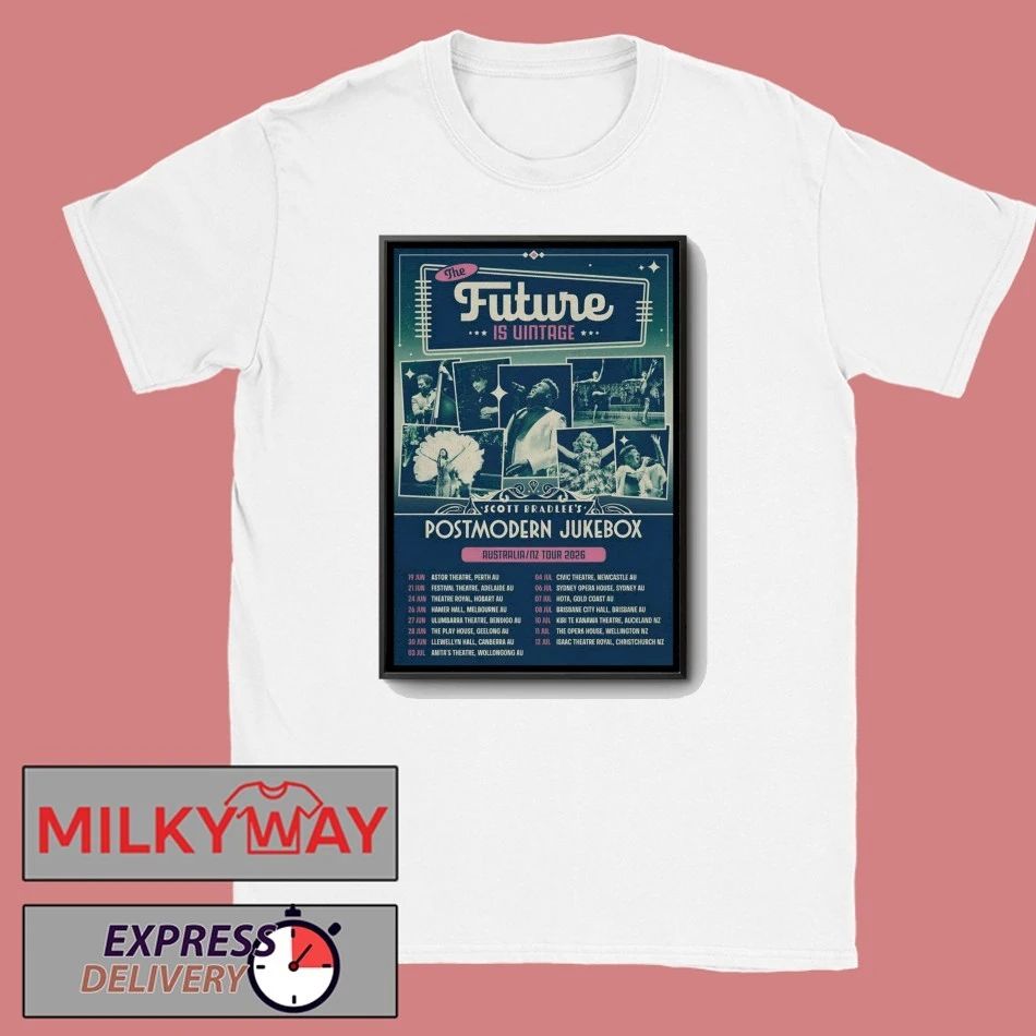 Poster Postmodern Jukebox Australia-New Zealand 2026 Tour shirt