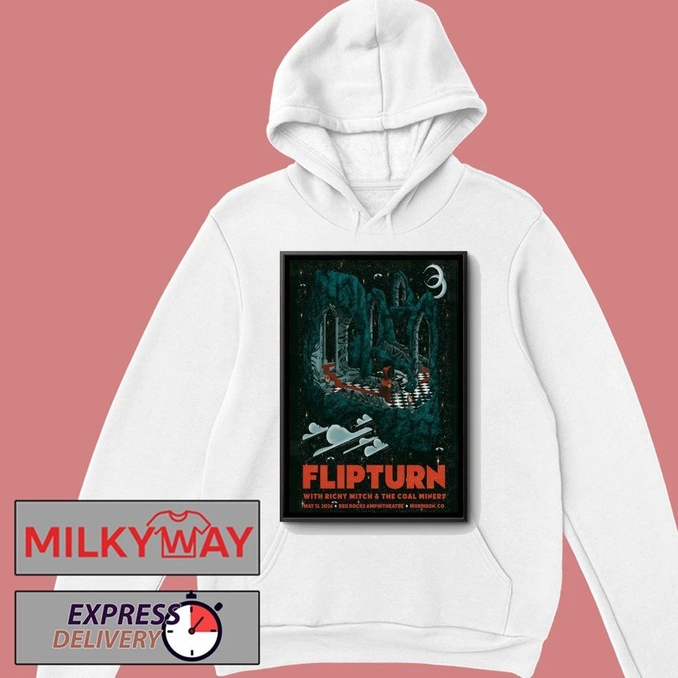 FlipTurn May 21 2026 Red Rocks Amphitheatre Morrison CO Poster shirt