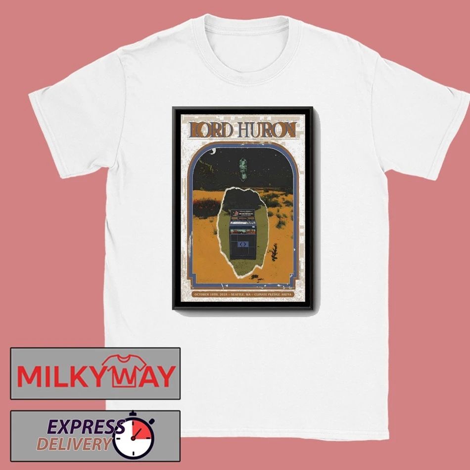 Lord Huron Show Climate Pledge Arena 2025 Poster shirt