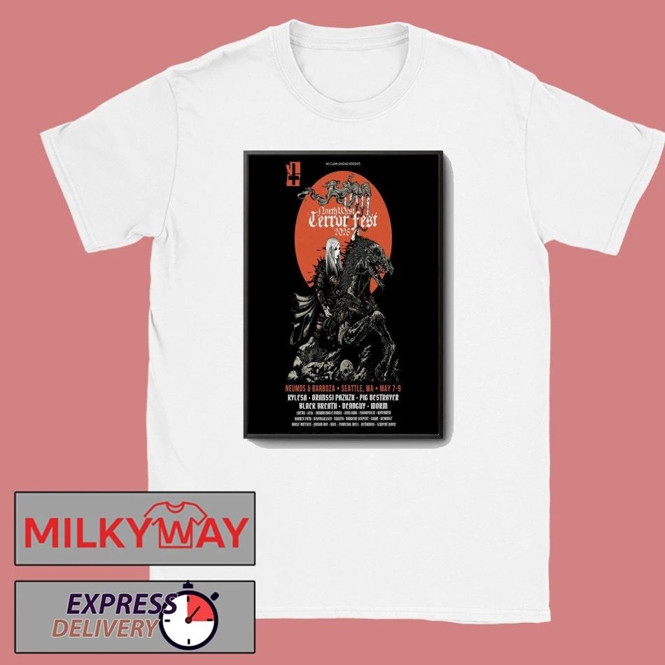Northwest Terror Fest Event Seattle On May 7-9 2026 Poster shirt