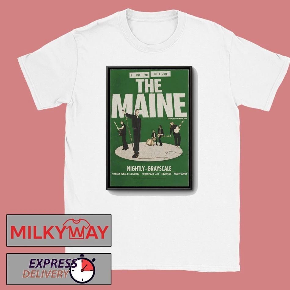 The Maine 2026 North American Shows Poster shirt