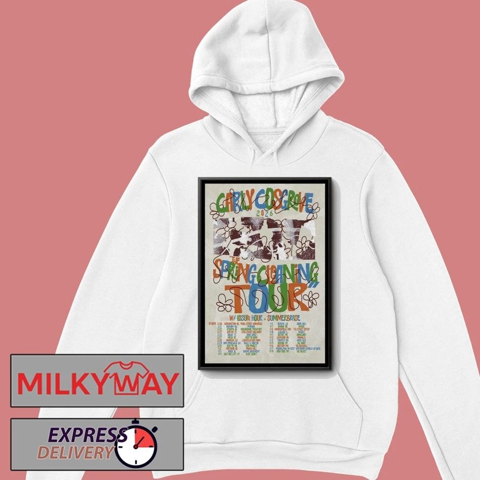 Carly Cosgrove Poster The Spring Cleaning Tour 2026 shirt