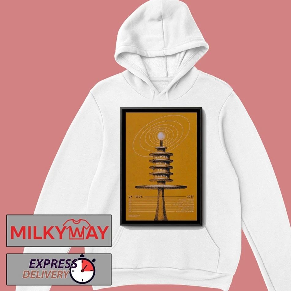Alpha Male Tea Party UK Tour 2025 Poster shirt