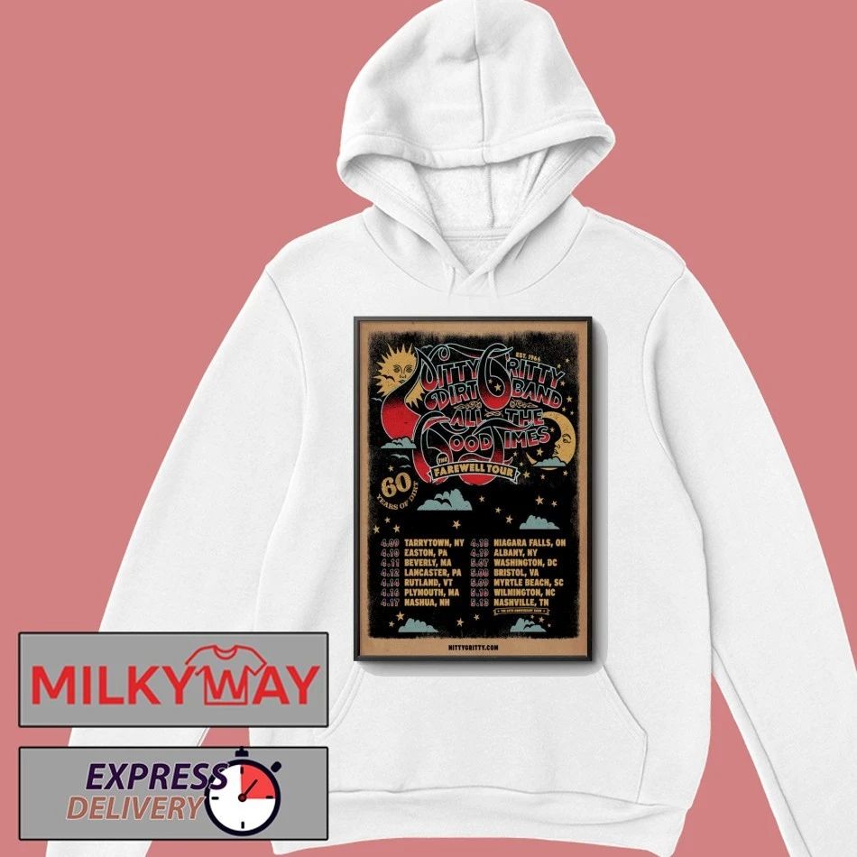 Poster Nitty Gritty Dirt Band The Farewell Tour 2026 shirt