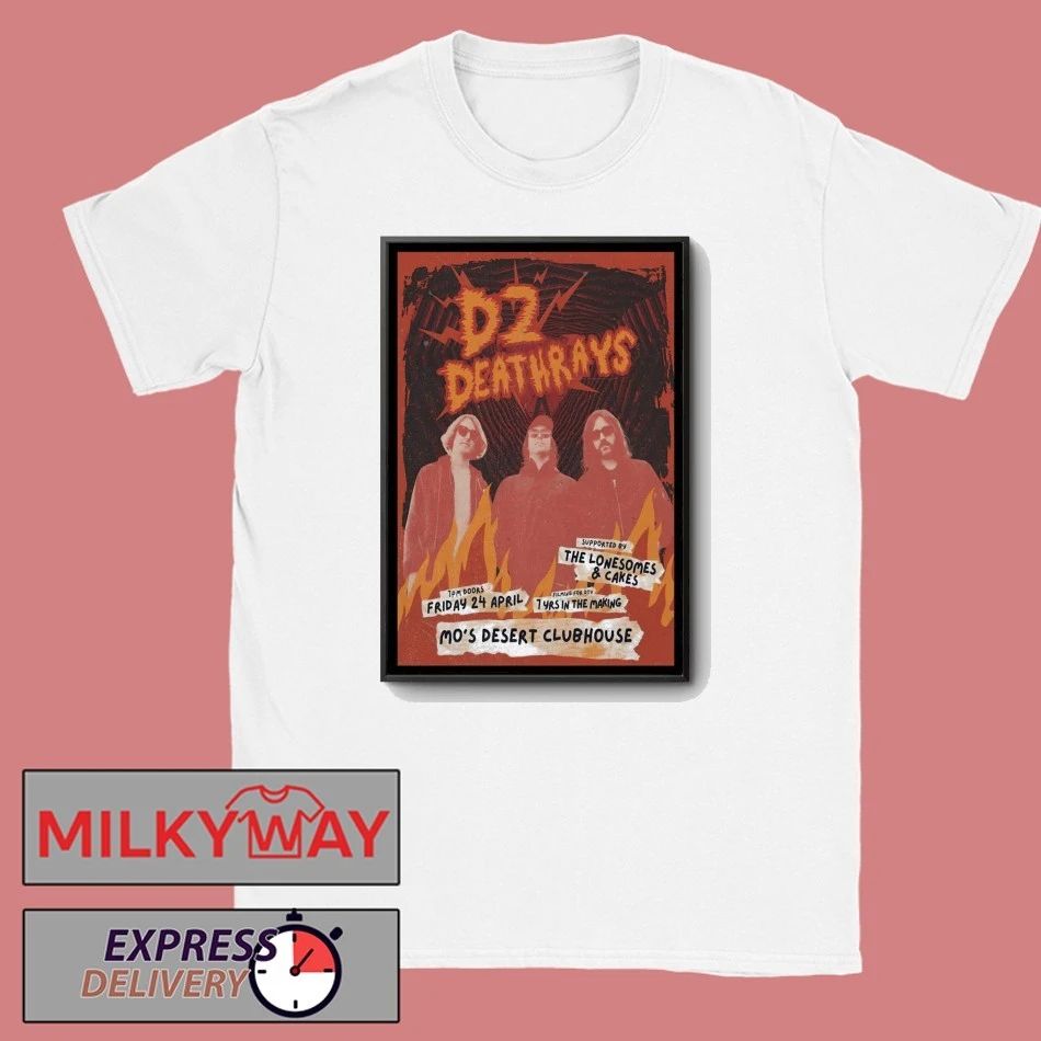 DZ DEATHRAYS Tour Burleigh Heads Australia On Apr 24 2026 Poster shirt