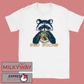 Red Rocks Crystal Ball Raccoon T-Shirt