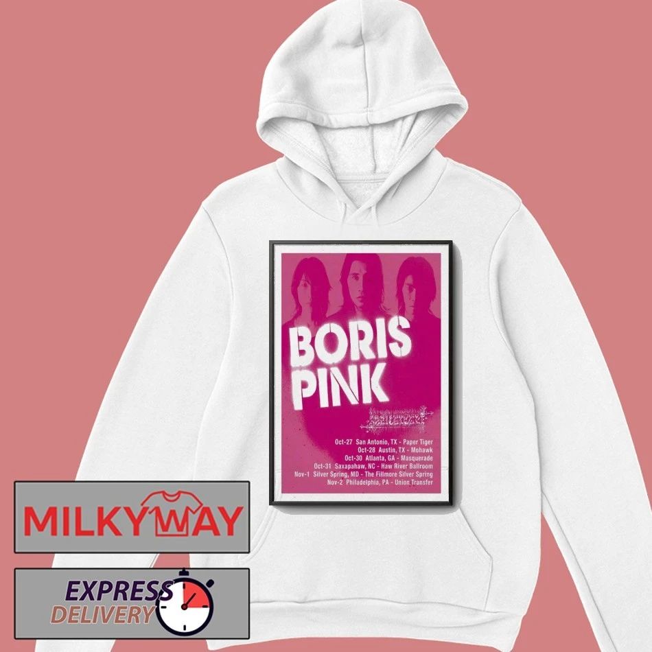 Poster Boris Pink 2025 20th Anniversary Tour shirt