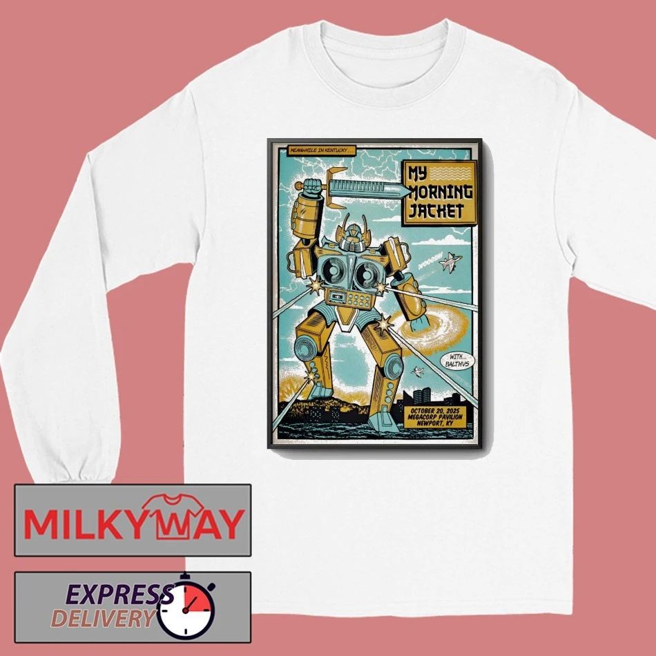 My Morning Jacket At MegaCorp Pavilion On Oct 20 2025 Poster shirt