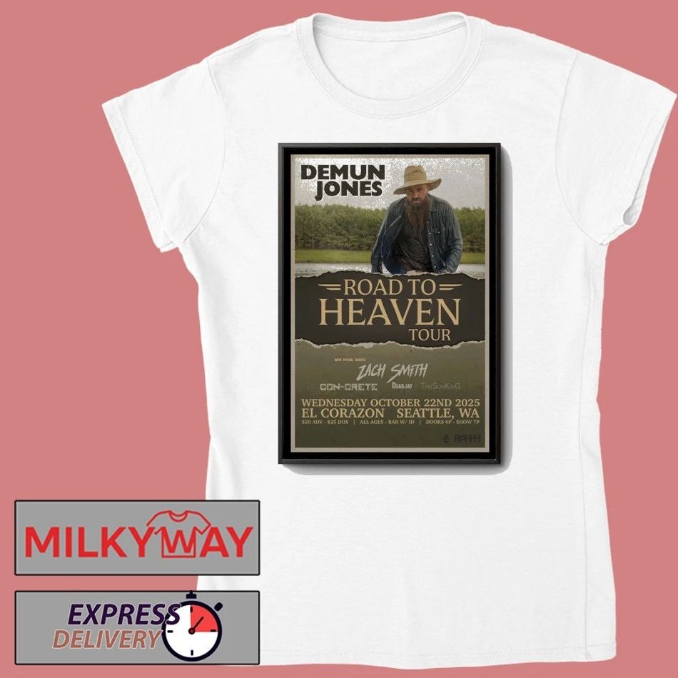 Demun Jones Fall Tour 2025 El Corazon Seattle WA Poster shirt