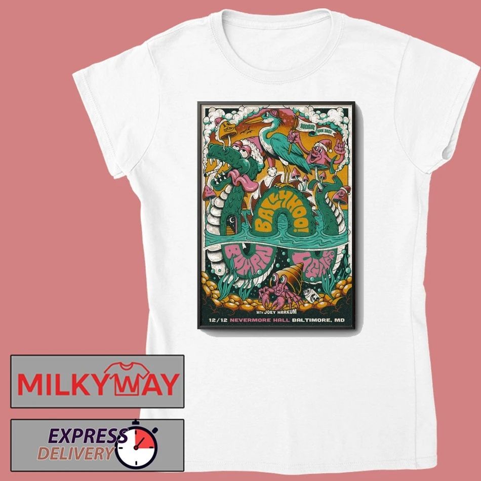 Ballyhoo! Nevermore Hall in Baltimore MD Dec 12 2025 Poster shirt