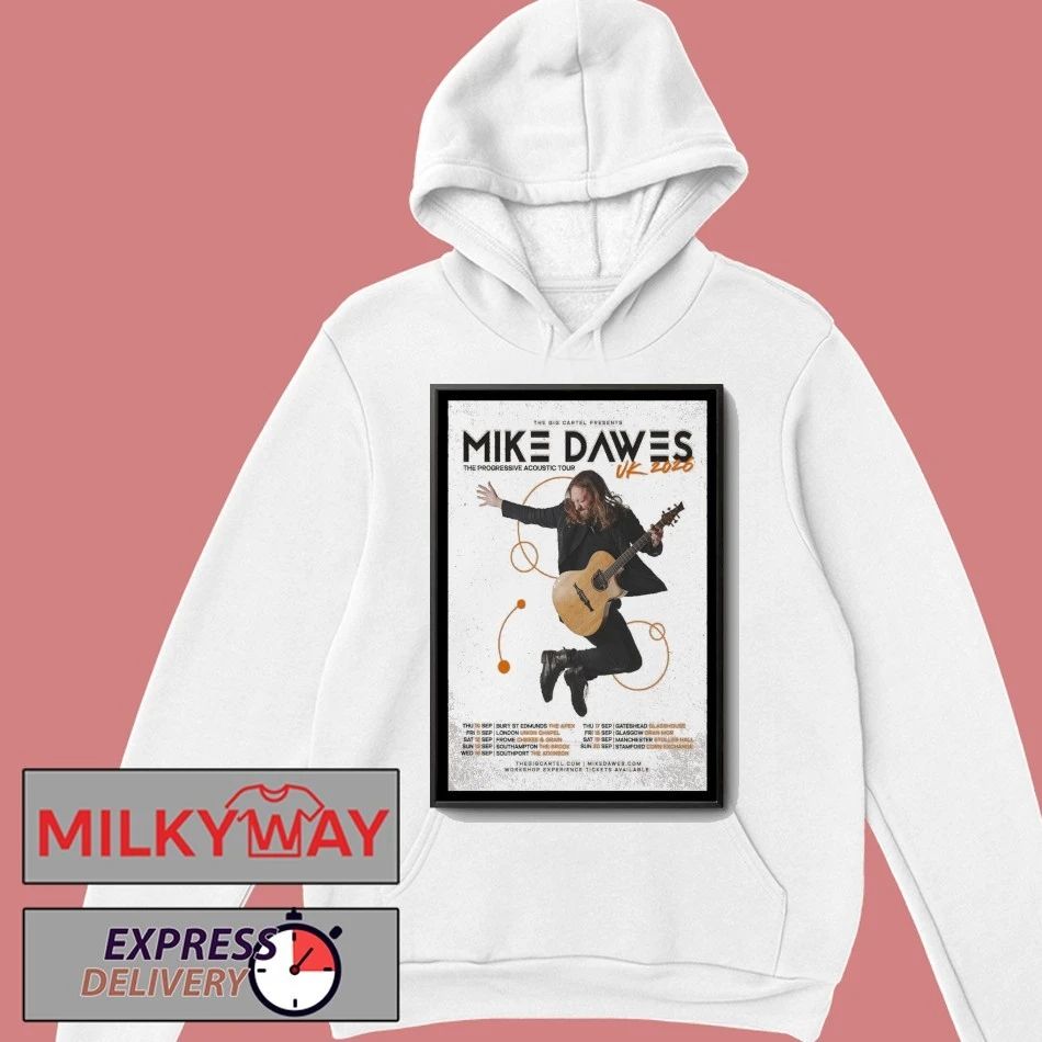 Mike Dawes The Progressive Acoustic New Tour American 2026 Poster shirt