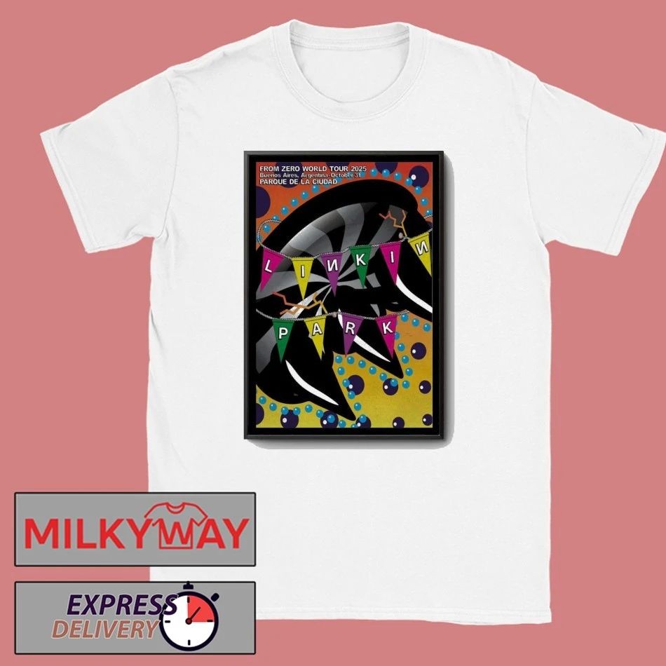 Linkin Park Argentina Tour 2025 Poster shirt