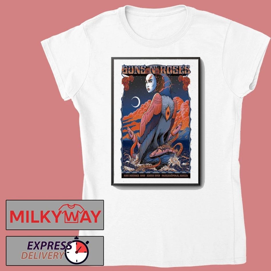 Guns N’ Roses 21st October 2025 Arena Opus. Florianópolis, Brazil Poster shirt