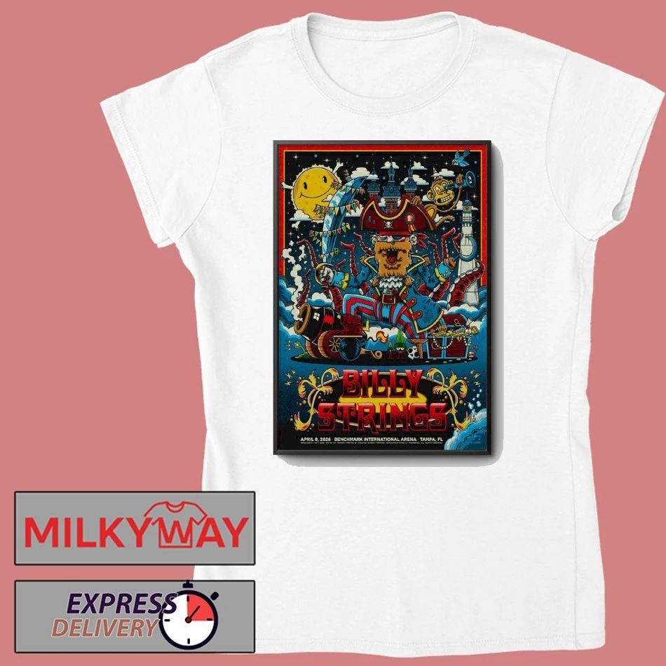Billy Strings April 8 2026 In Tampa, FL Tour Poster shirt
