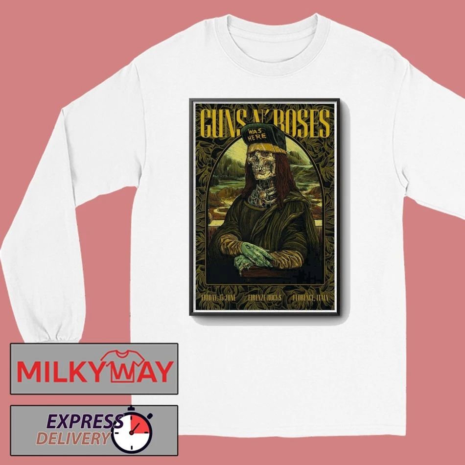 Guns N’ Roses Poster Florence , Italy June 15 2026 shirt