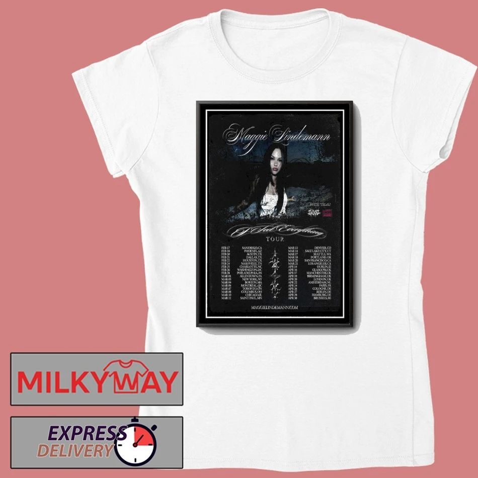 Maggie Lindemann I Feel Everything Tour 2026 Poster shirt