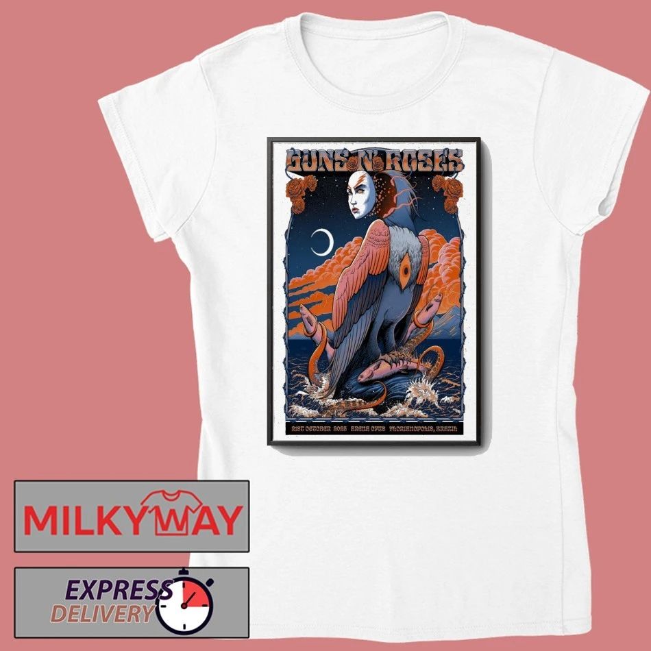 Guns N’ Roses Oct 21 2025 Florianópolis, BR Poster shirt