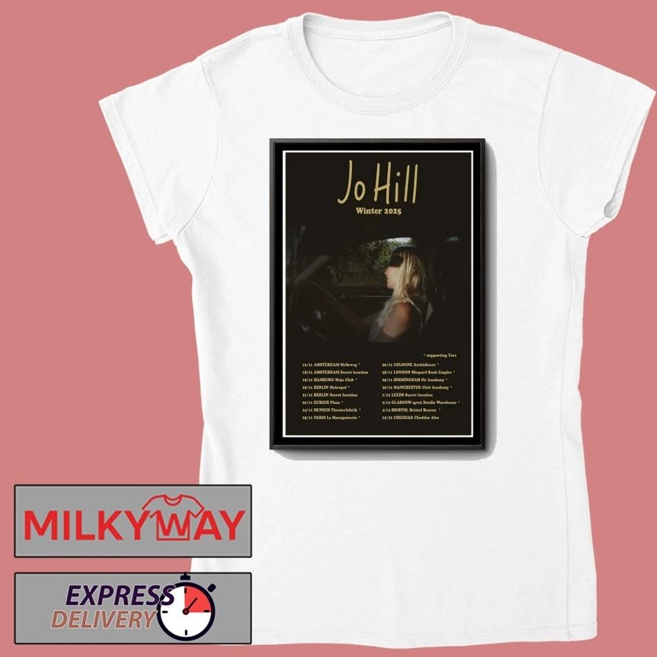 Jo Hill Winter 2025 Poster shirt