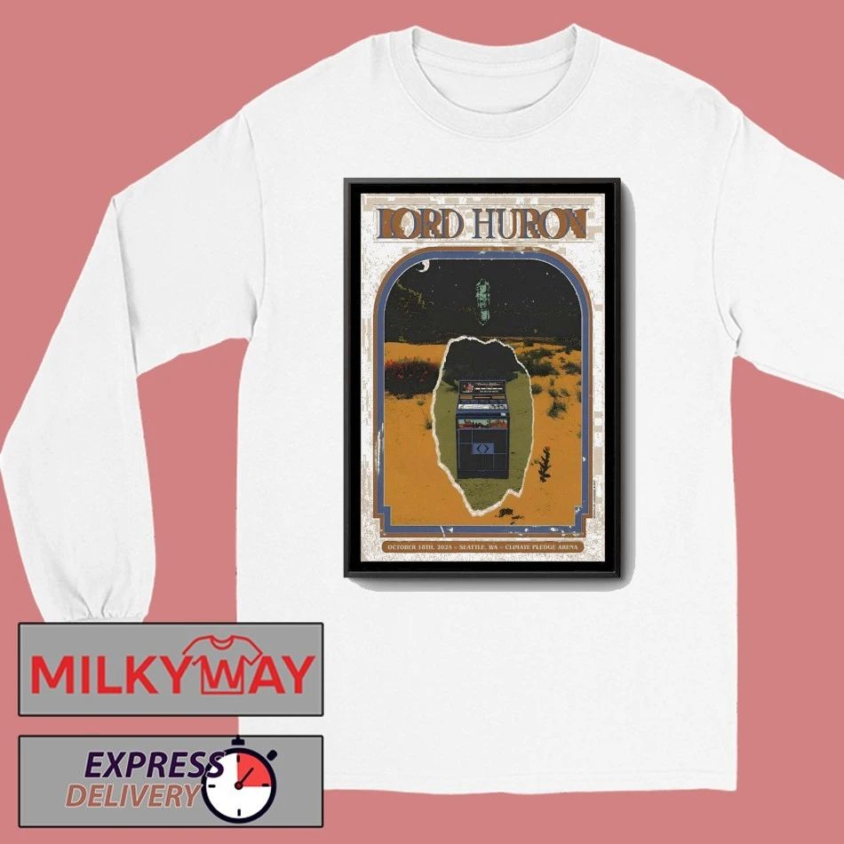 Lord Huron Show Climate Pledge Arena 2025 Poster shirt