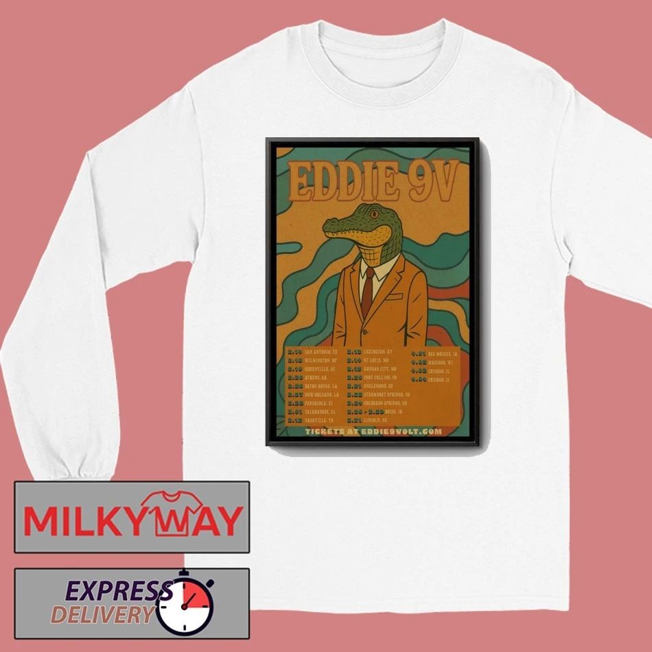 Eddie 9V Live Show 2026 Poster shirt