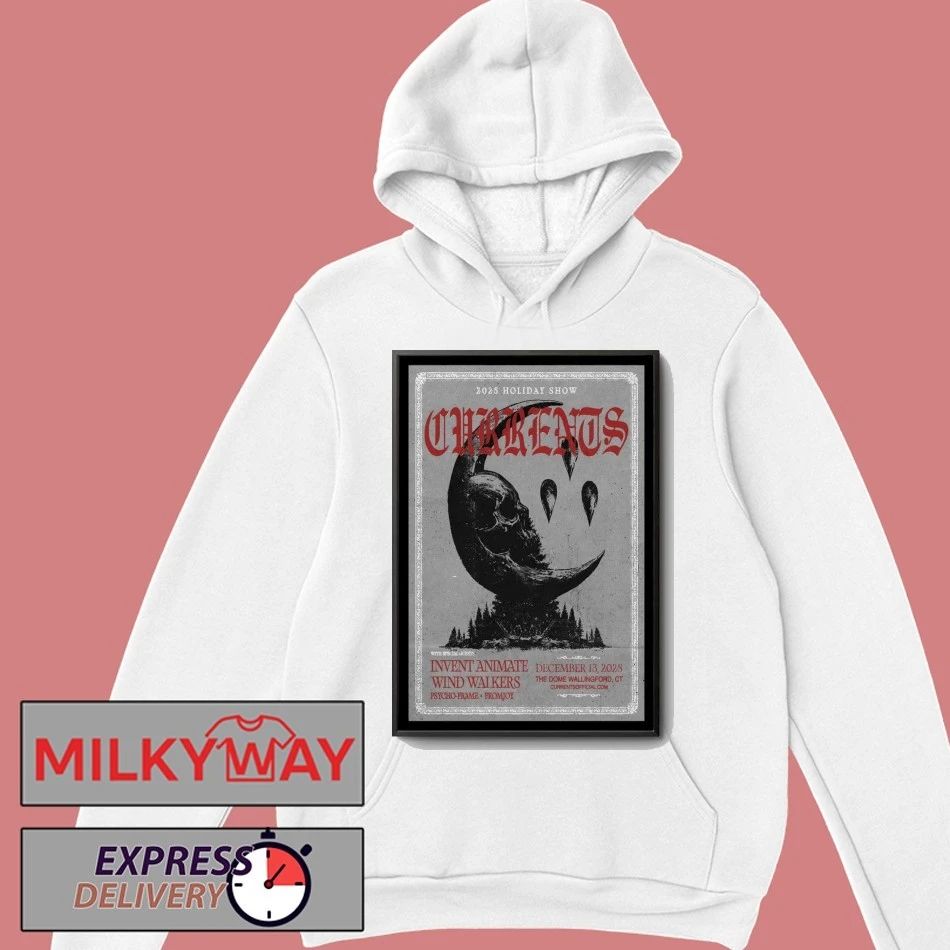 Currents December 13 2025 The Dome, Wallingford Poster shirt