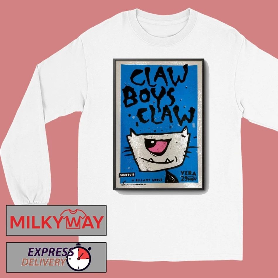 Claw Boys Claw Nov 29 2025 Vera in Groningen NL Poster shirt