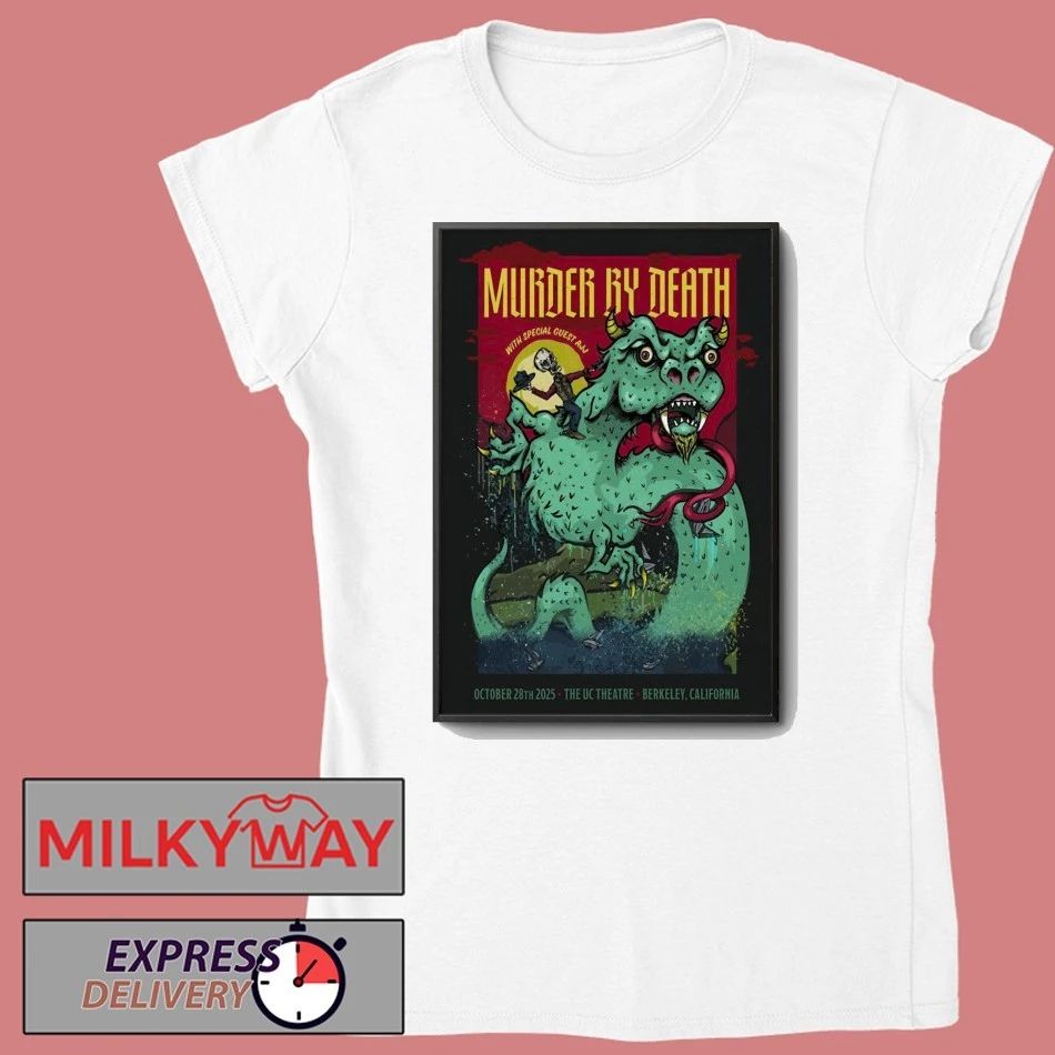 Murder By Death Berkeley, CA On October 28 2025 Poster shirt