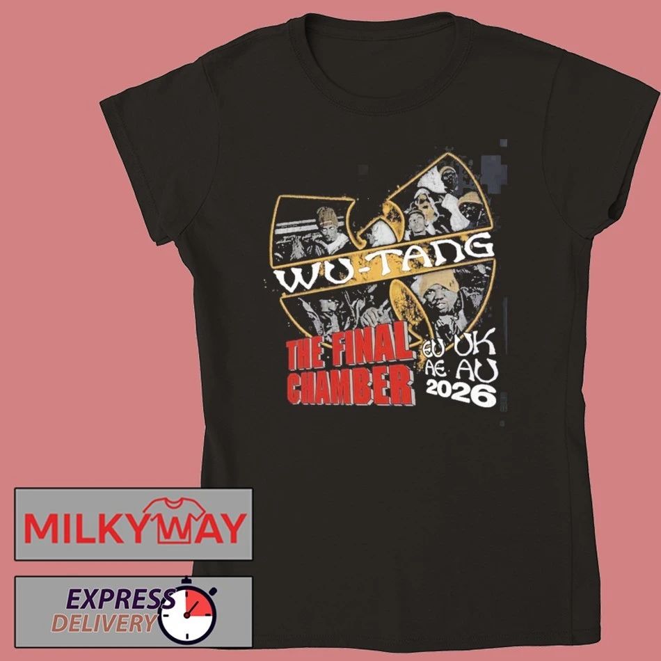 Wu Tang Clan The Final Chamber 2026 Tour Merch Chessboxing Across The Earth International T-Shirt