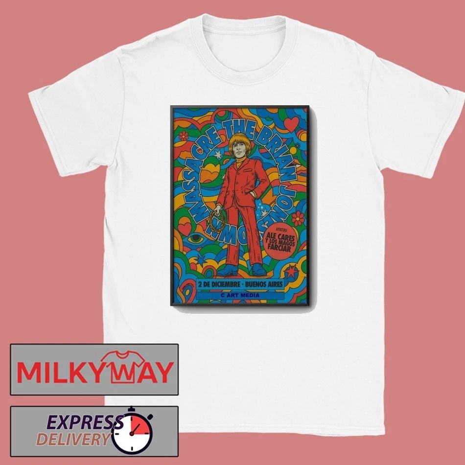 The Brian Jonestown Massacre December 2 2025 C Art Media in Buenos Aires Argentina Poster shirt