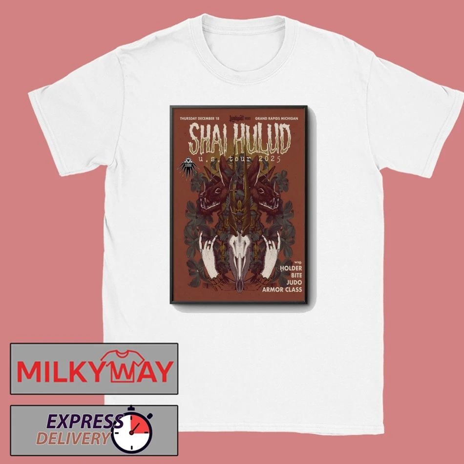 Shai Hulud Grand Rapids Tour On Dec 18 2025 Poster shirt
