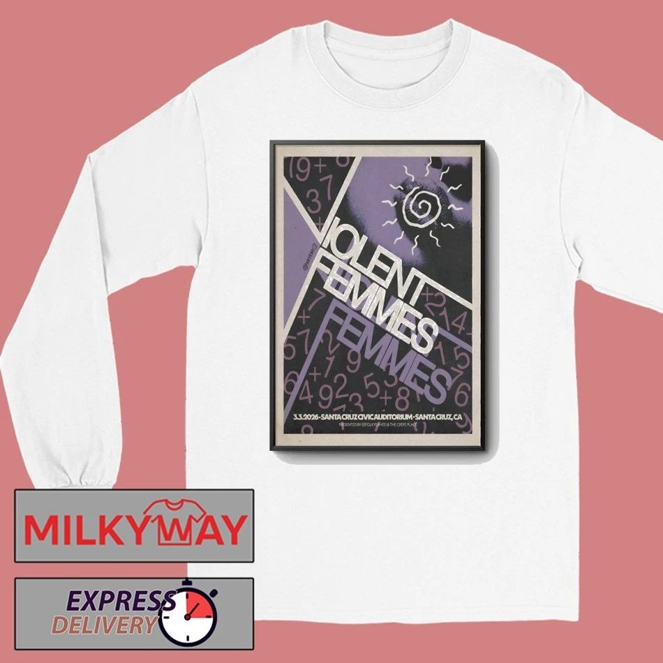 Violent Femmes At Civic Auditorium On Mar 3 2026 Poster shirt