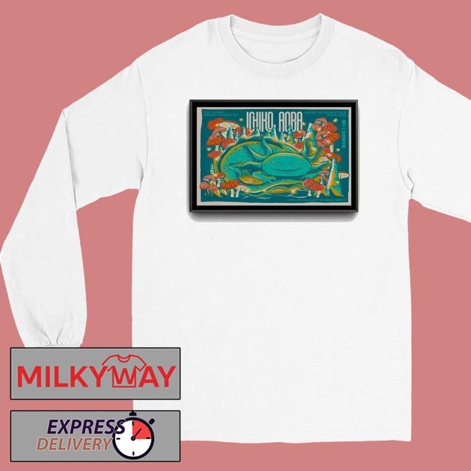 Ichiko Aoba in The Caverns Across The Oceans Tour 2026 Poster shirt