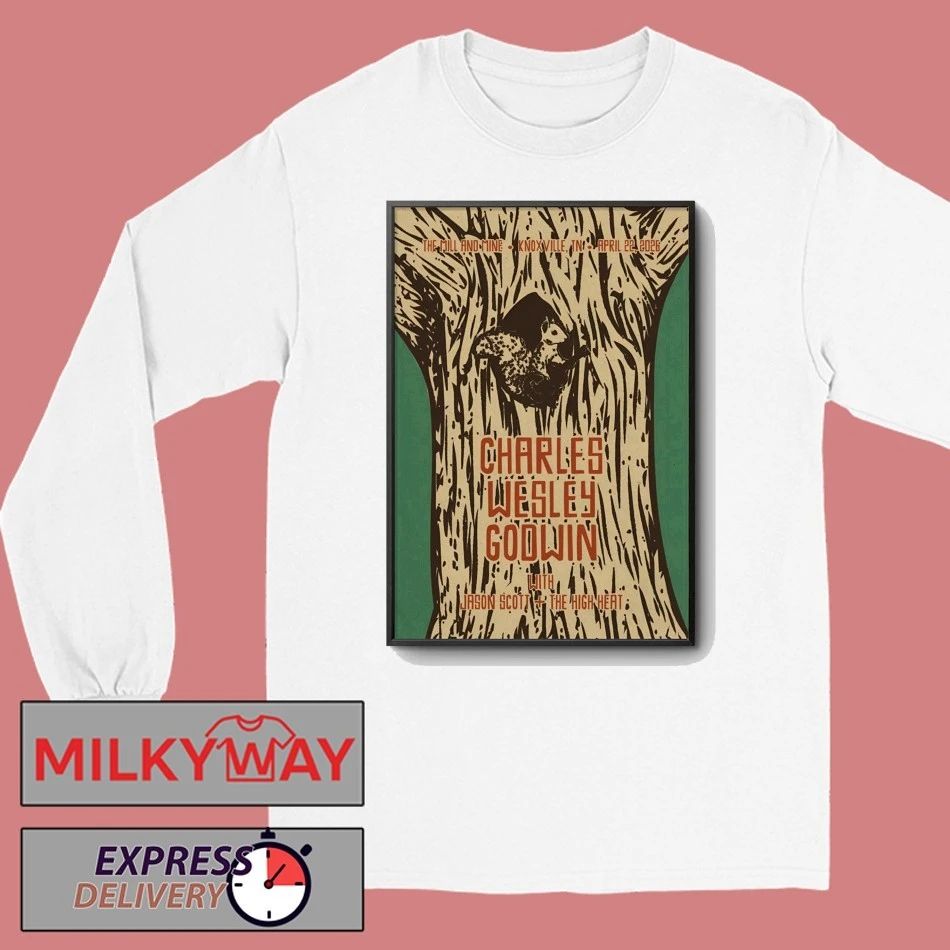 Charles Wesley Godwin Knoxville TN On Apr 22 2026 Tour Poster shirt