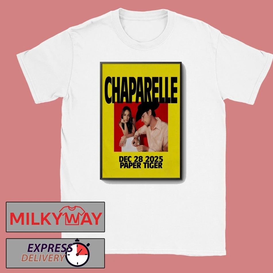 Chaparelle December 28 2025 Paper Tiger In San Antonio TX Poster shirt