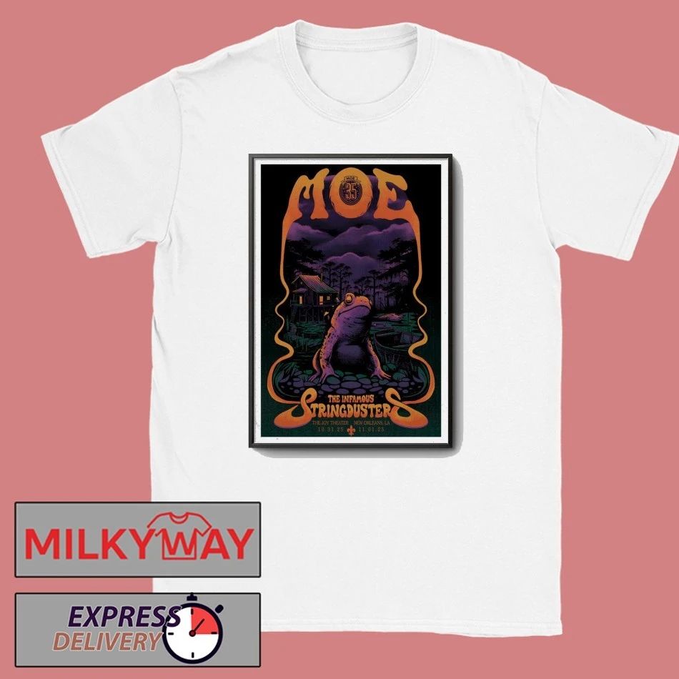 Moe New Orleans, LA Tour Oct 31 & November 1, 2025 shirt