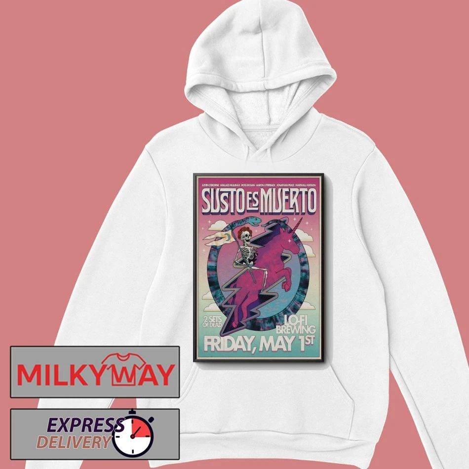 Susto Es Muerto May 1 2026 In Charleston SC Poster shirt