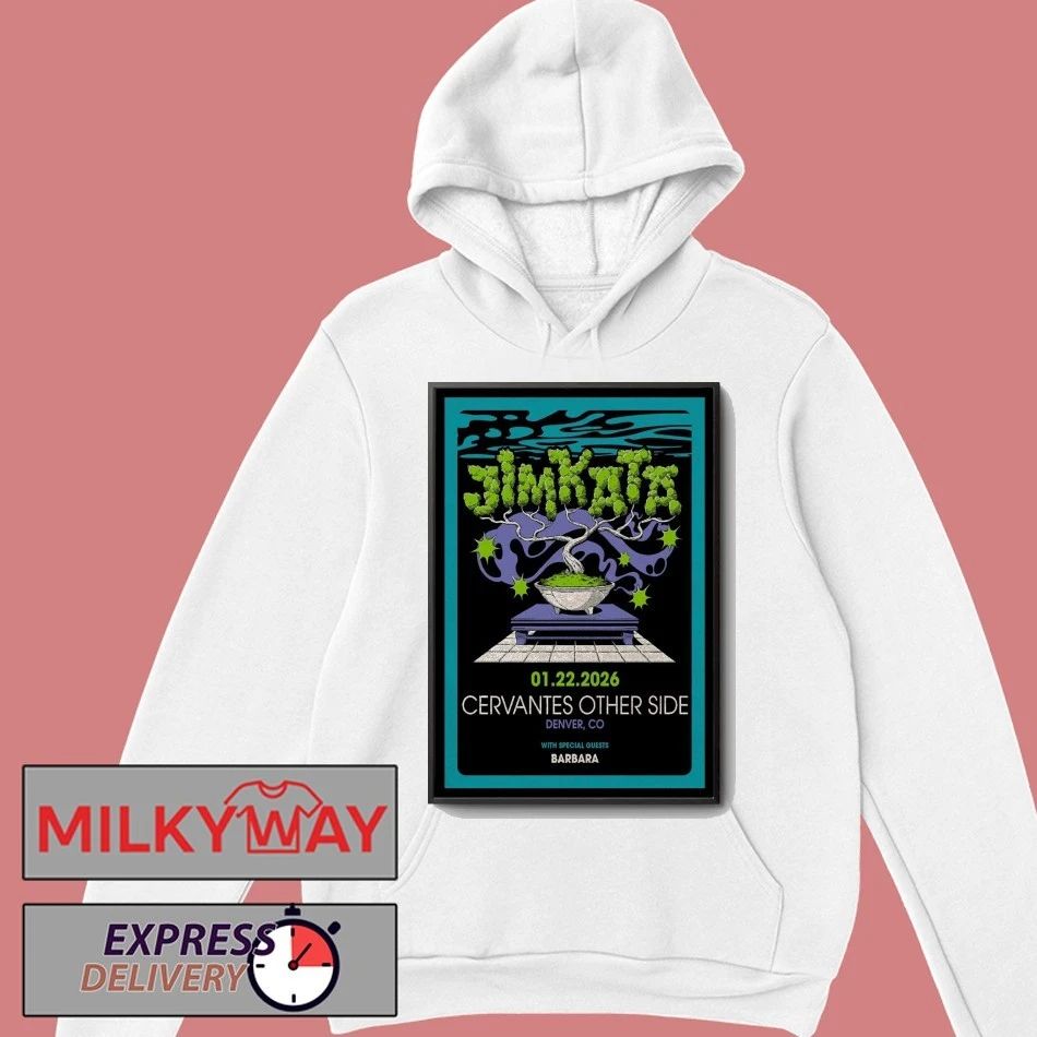 Jimkata Denver CO Concert Jan 22 2026 Poster shirt