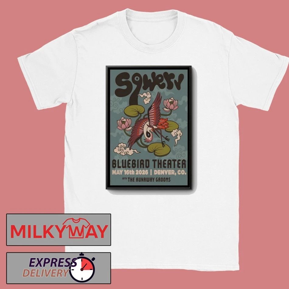 Sqwerv May 16 2026 Bluebird Theater in Denver CO Poster shirt