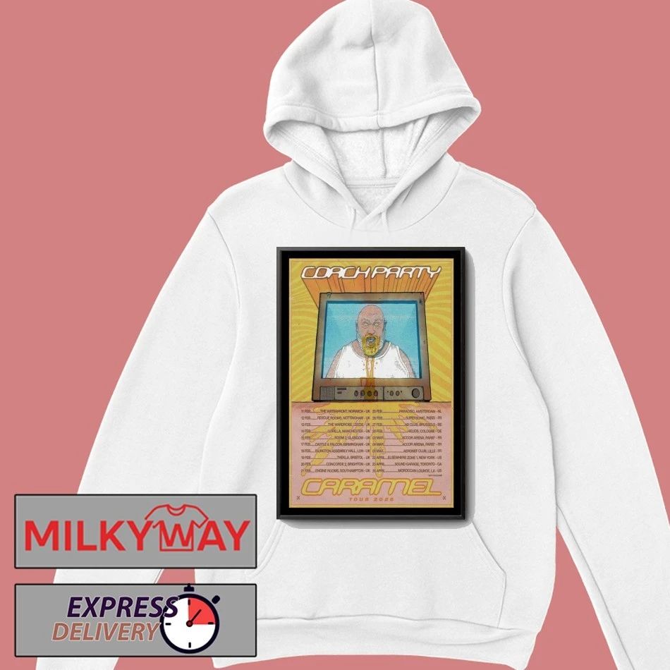 Coach Party Caramel Tour 2026 Poster shirt