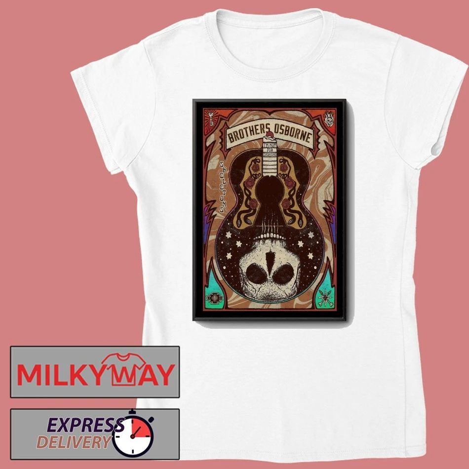 Brothers Osborne 5 Year Anniversary of Skeletons Poster shirt